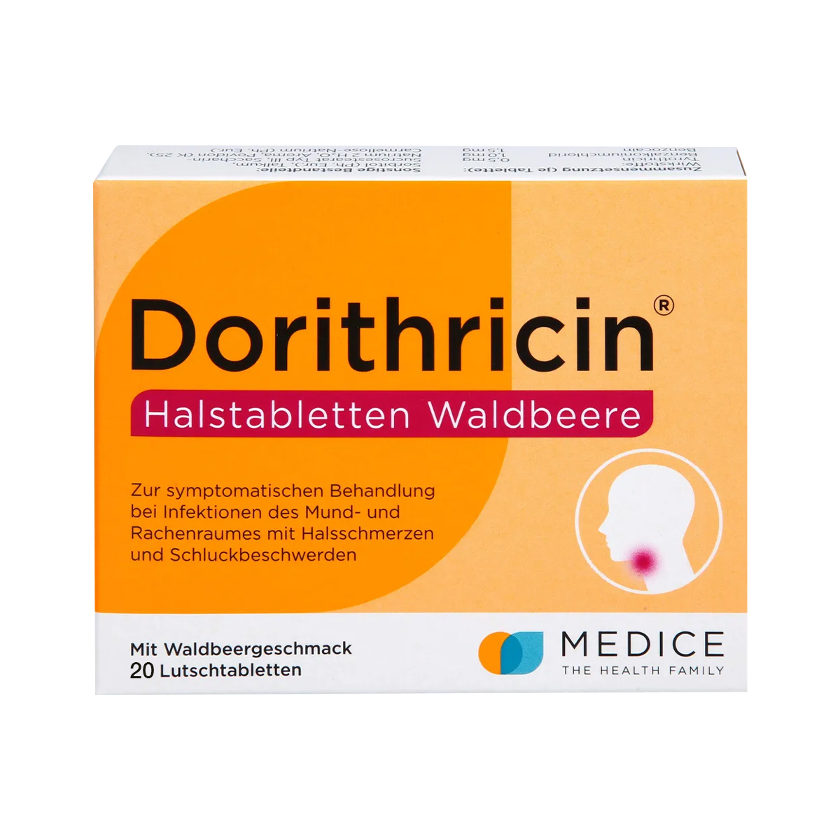 Doritricin - დორიტრიცინი ტყის კენკრა 20 ტაბლეტი