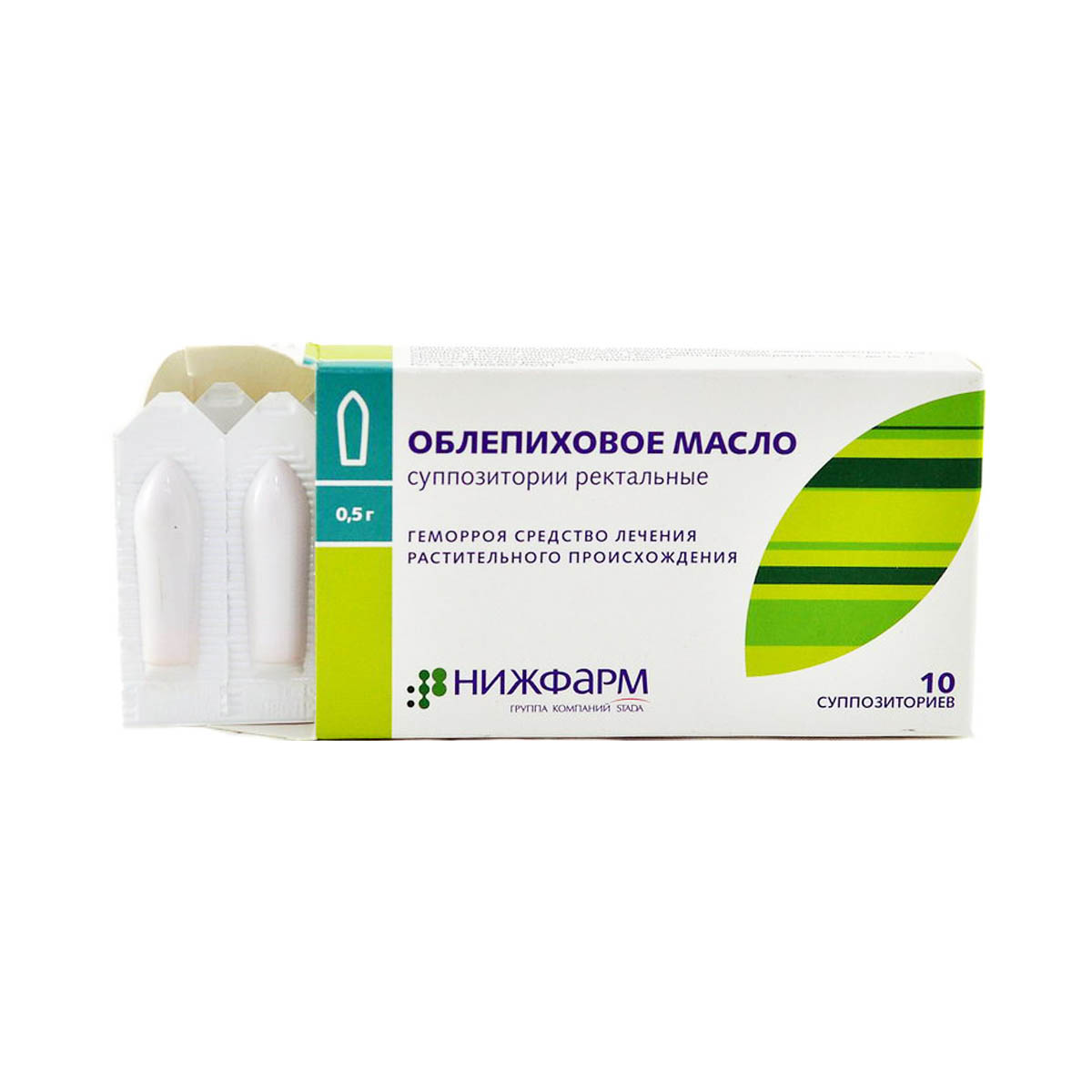 ქაცვის ზეთის 10 სანთელი