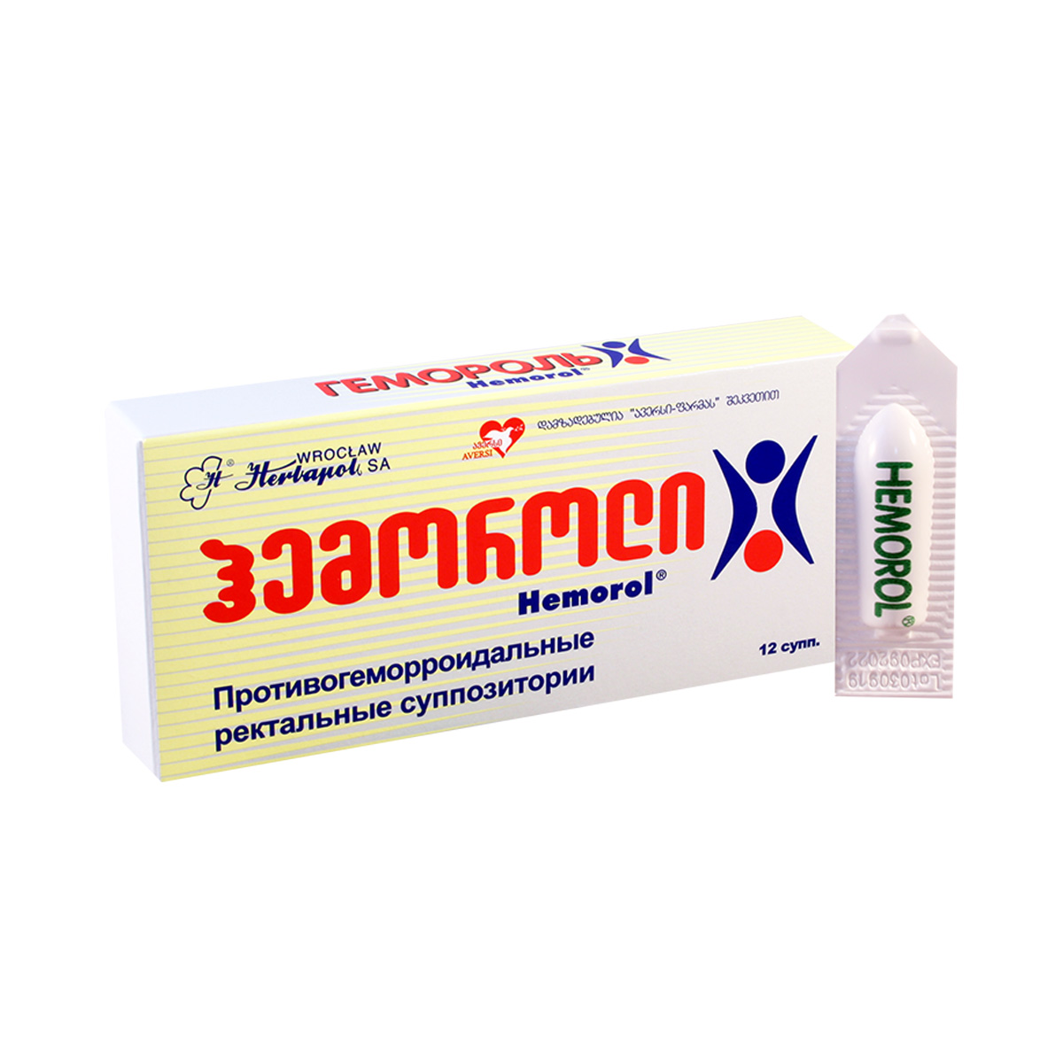 Hemorol - ჰემოროლი 12 სანთელი