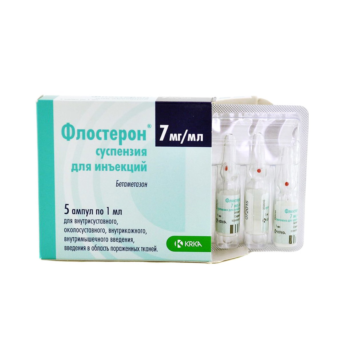 Flosteron - ფლოსტერონი 1მლ. 5 ამპულა