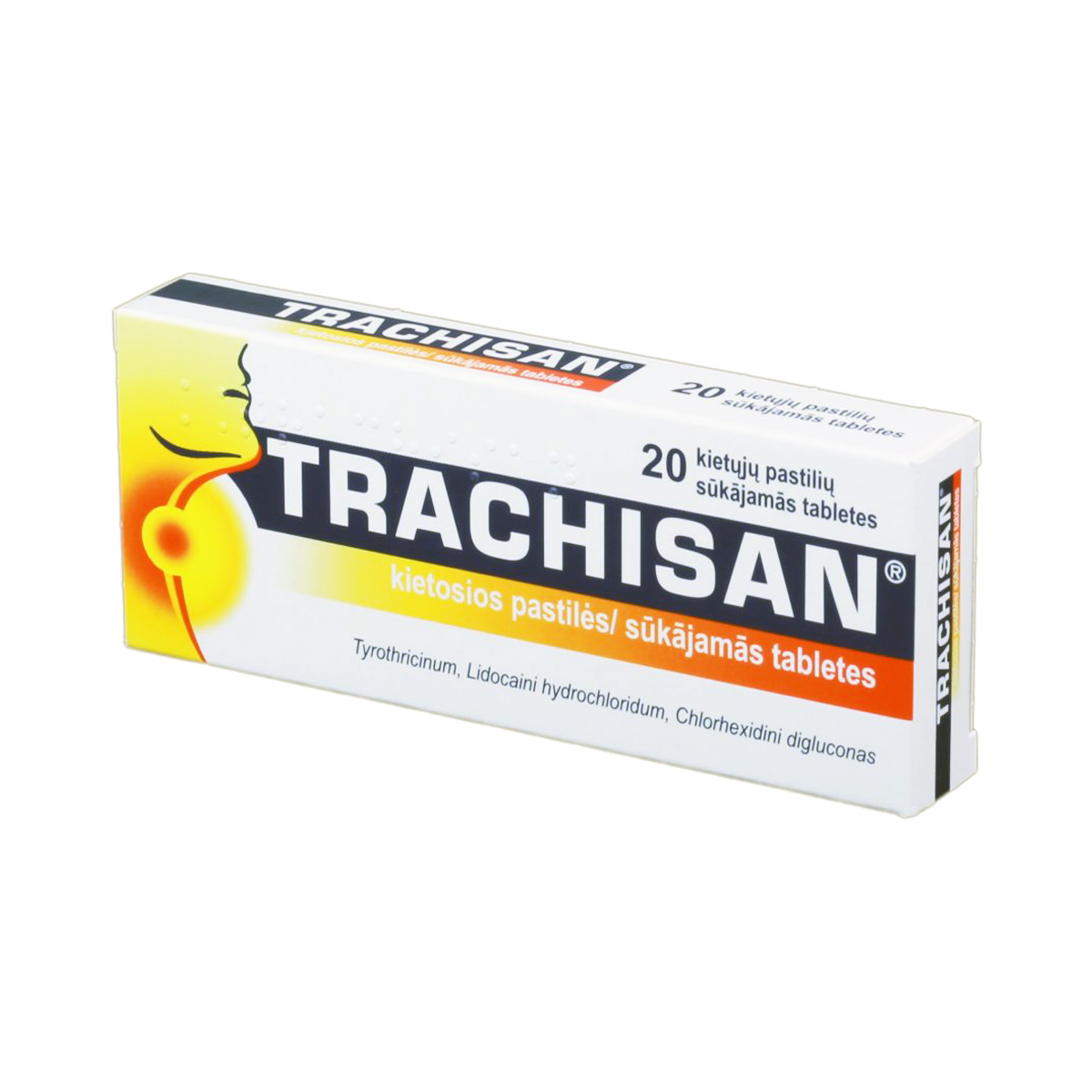 Trachisan - ტრახისანი 20 საწუწნი ტაბლეტი