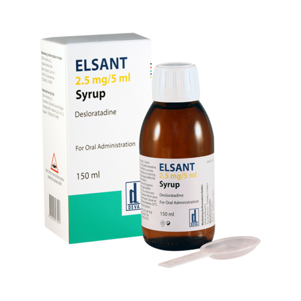 ელსანტი - Elsant სიროფი 2.5მგ/მლ 150 მლ