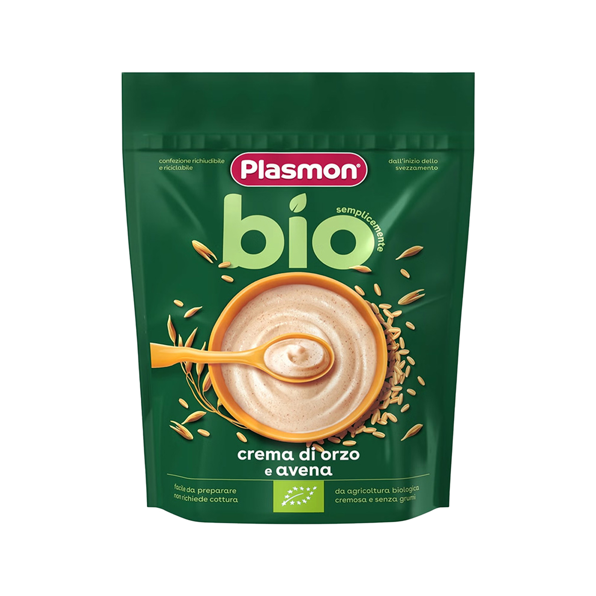 ბიო ფაფა ქერის 3028 პლასმონი - Plasmon