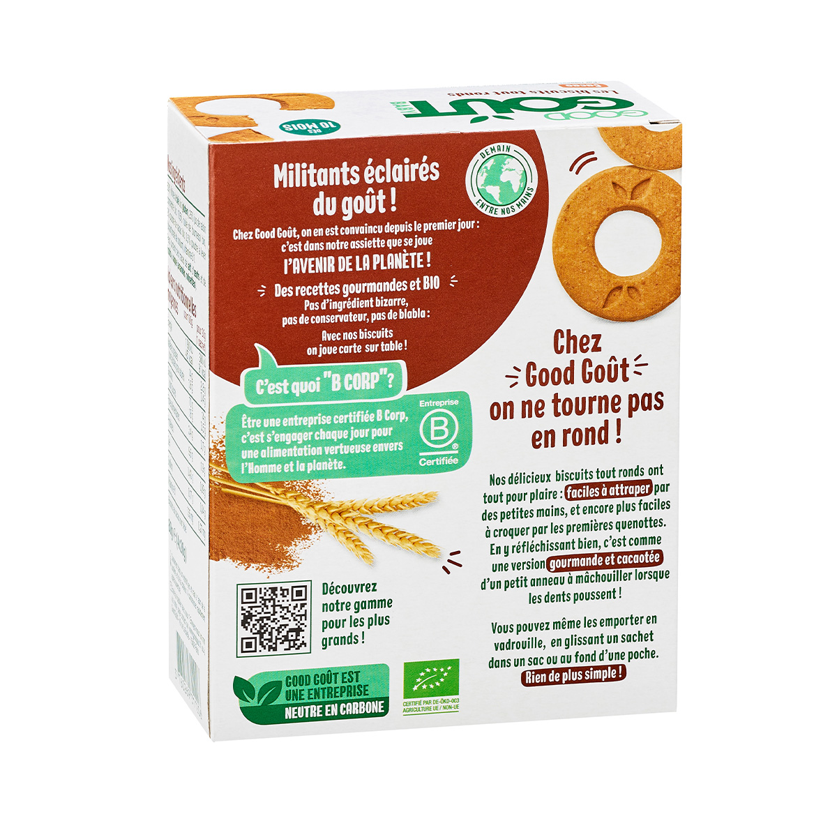 Good gout - გუდ გოუტი ორცხობილა კაკაოთი 80 გრ. 1206 2