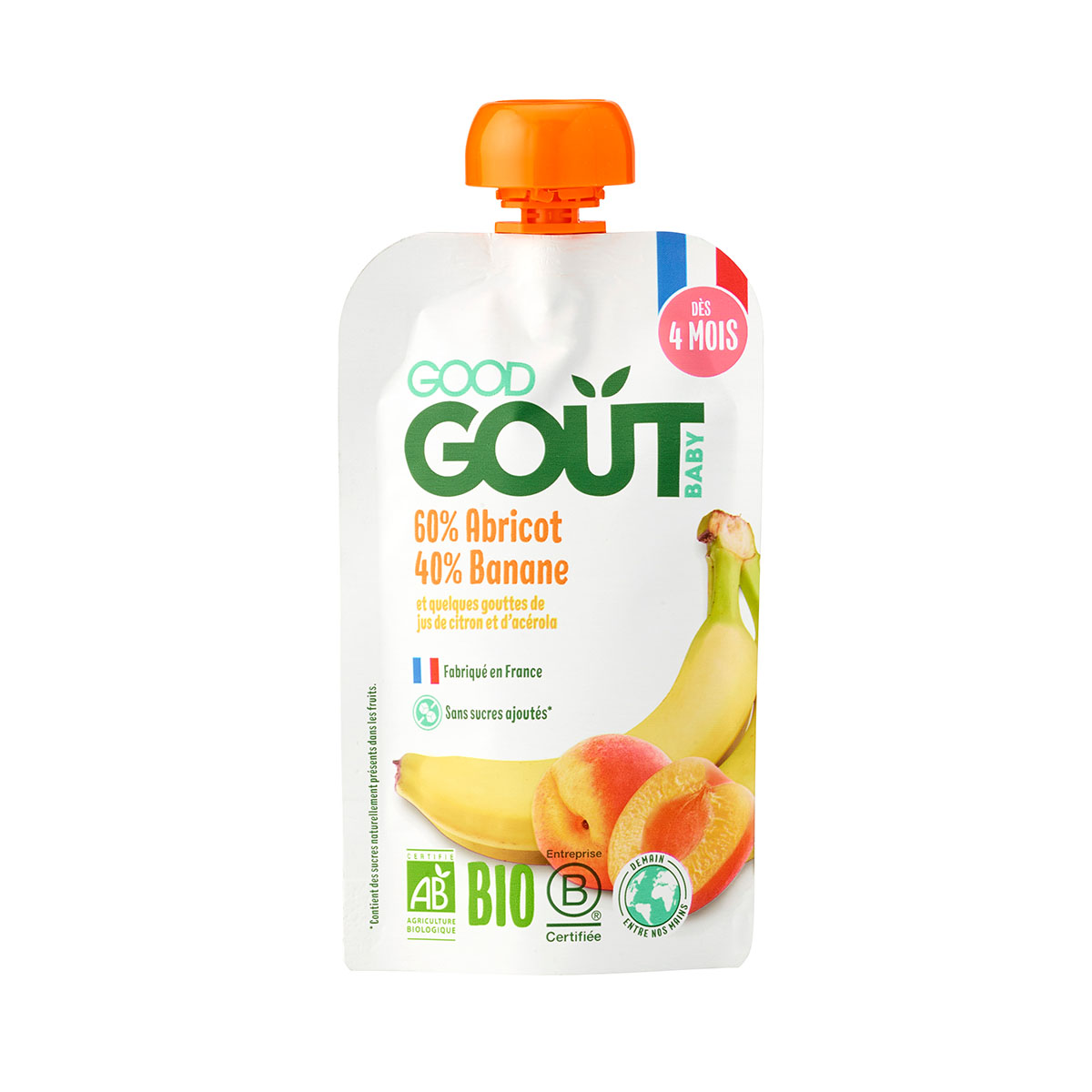 Good gout - გუდ გოუტი პაუჩი ბანანი და გარგარი 120 გრ. 2760
