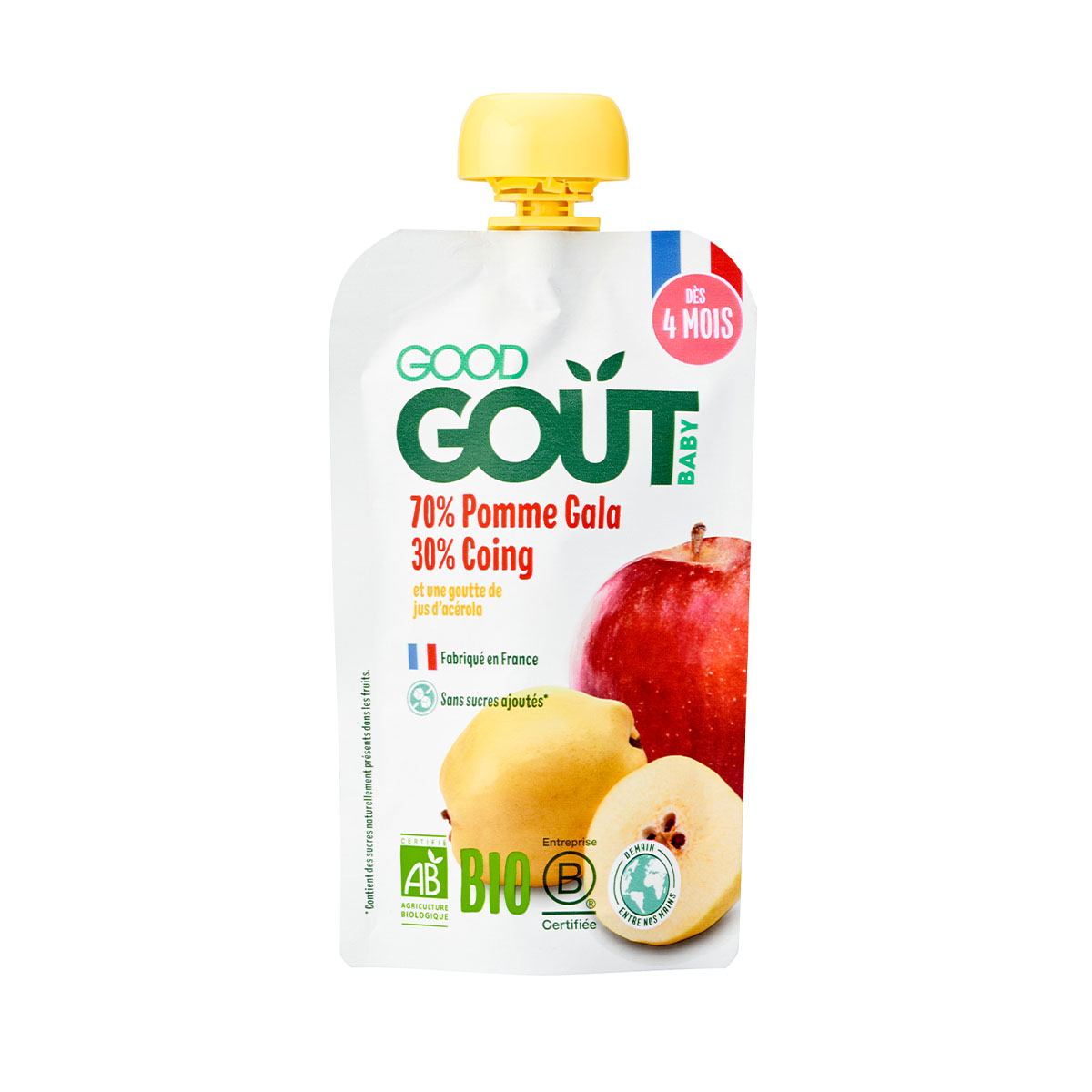 Good gout - გუდ გოუტი პაუჩი ვაშლი და კომში 120 გრ. 7715
