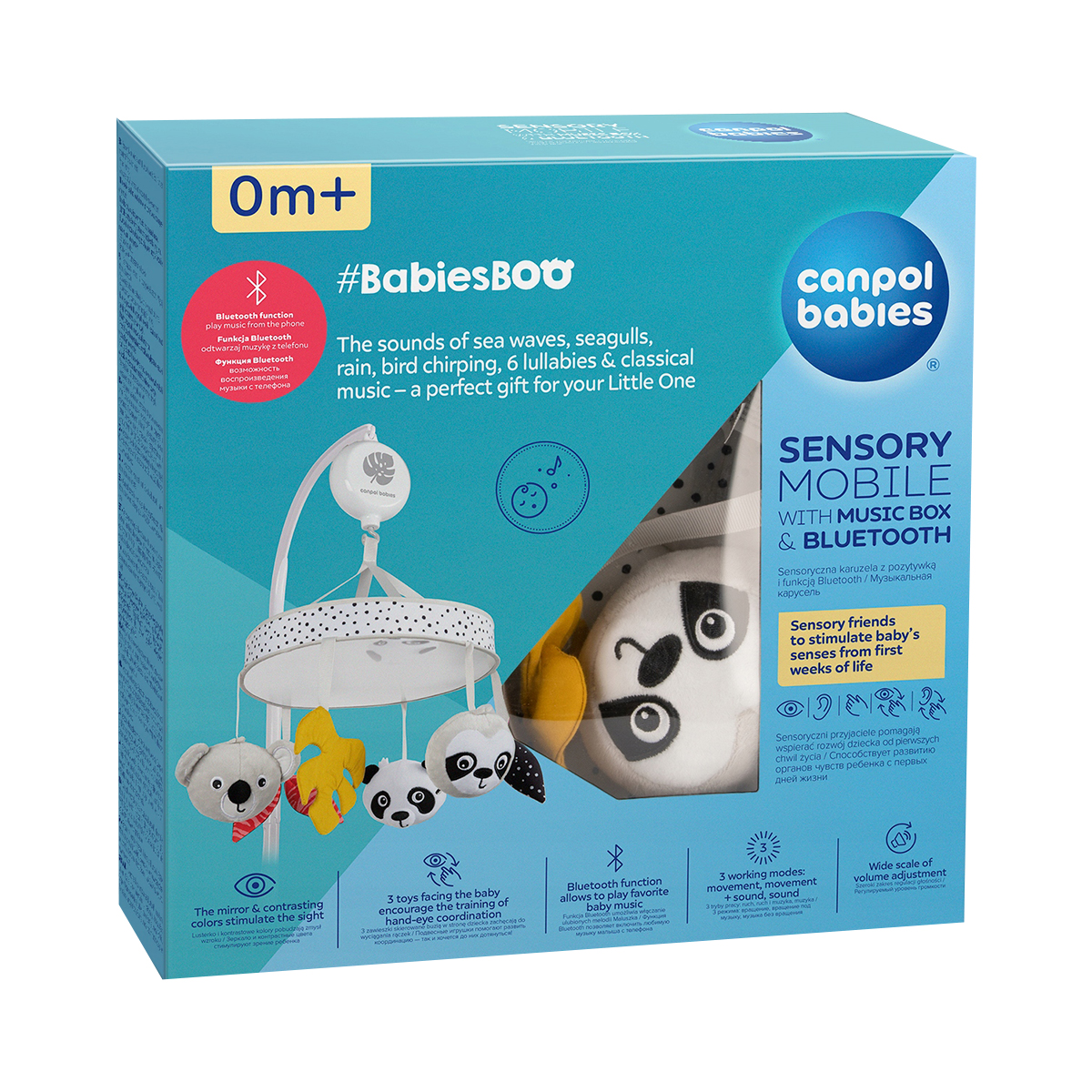 ბურთი სენსორით საჩხაკუნო 0703 კანპოლი - Canpol