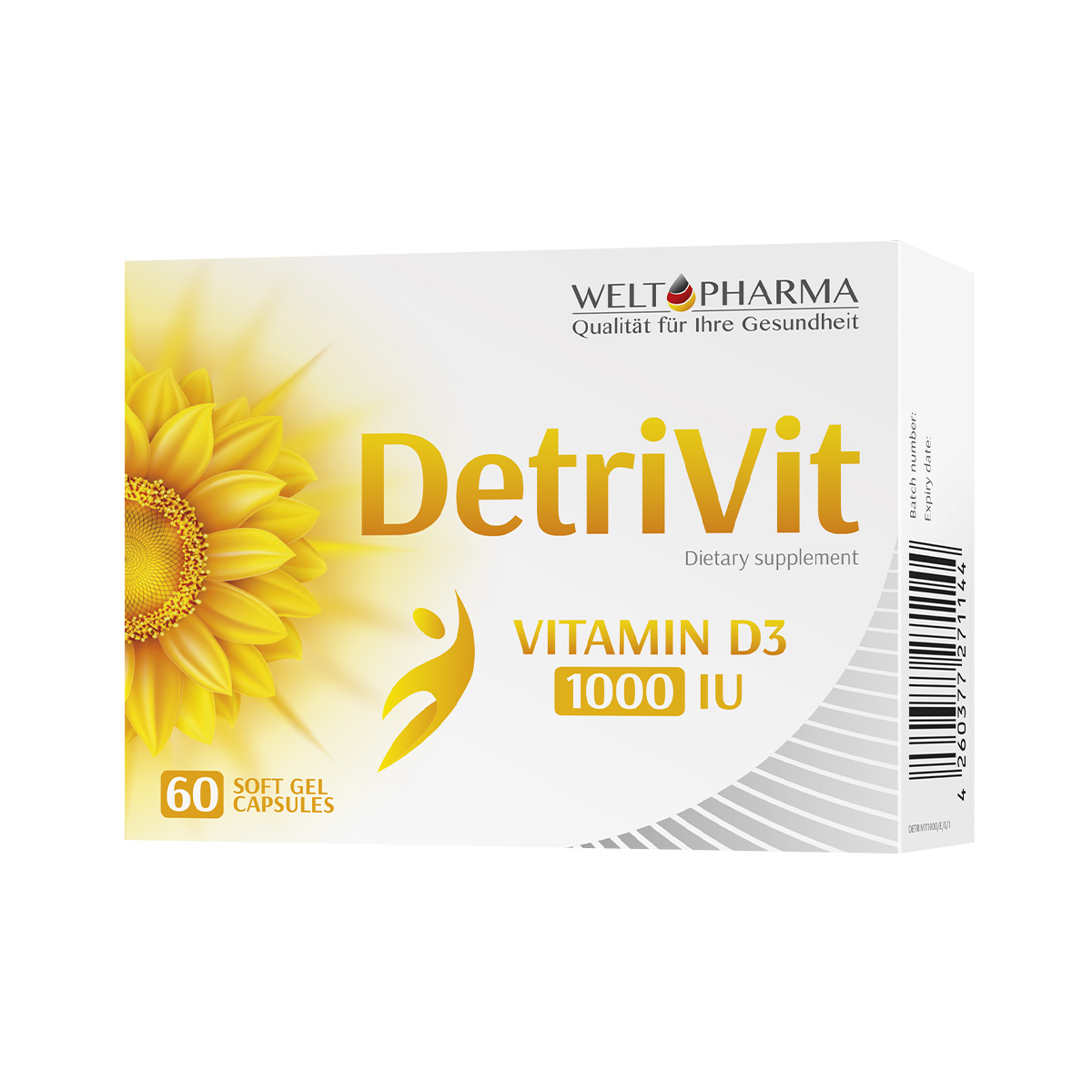 Detrivit - დეტრივიტი 1000IU  კაფსულა