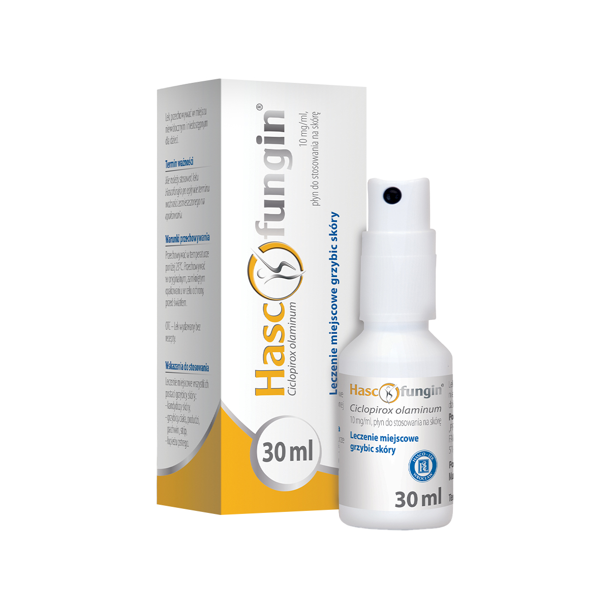 ჰასკოფუნგინი - Hascofungin სპრეი 10მგ/მლ 30მლ