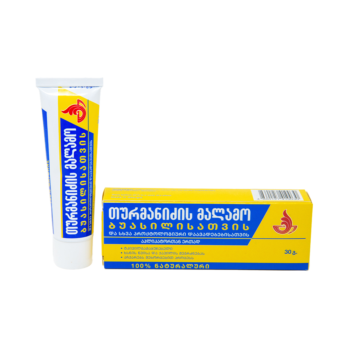თურმანიძის მალამო ბუასილისთვის  30გ + აპლიკატორი