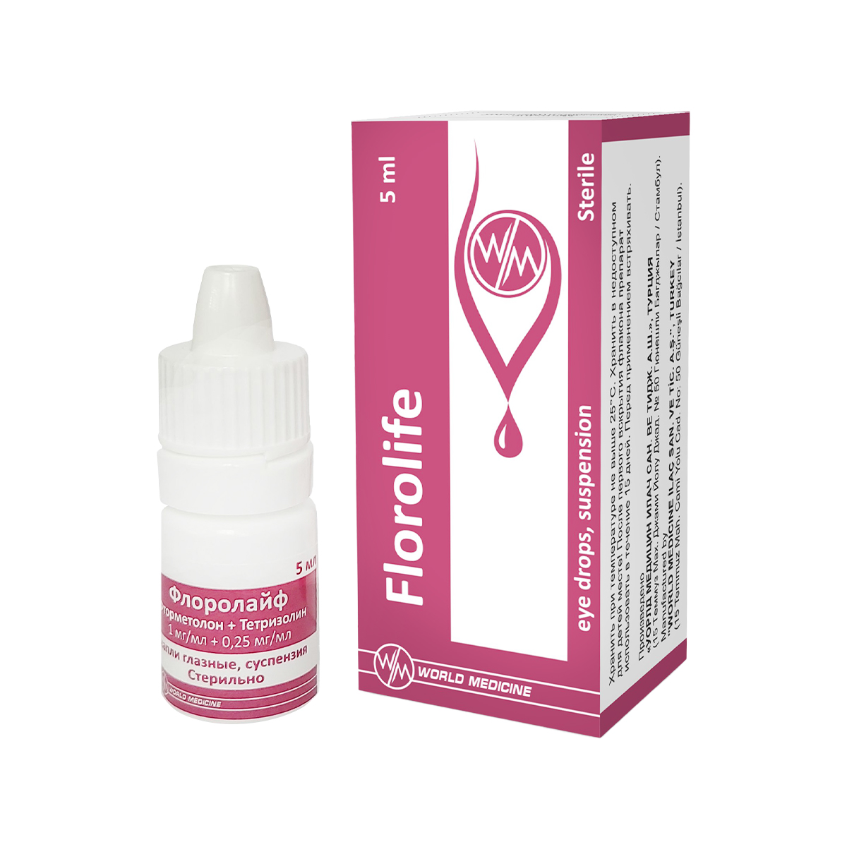 ფლოროლაიფი - Florolife 5 მლ თვალის წვეთები 