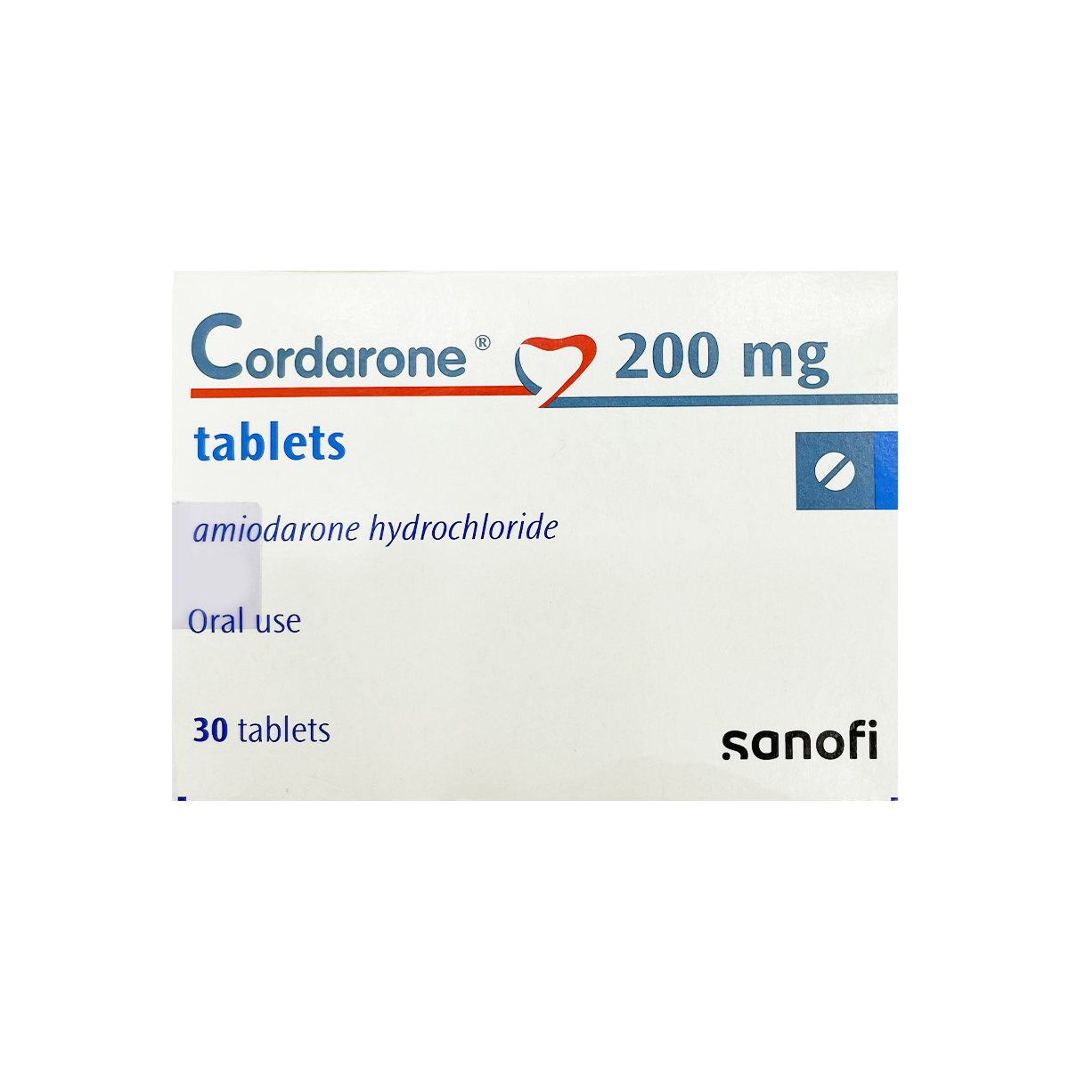 კორდარონი - Cordarone 200მგ 30 ტაბლეტი